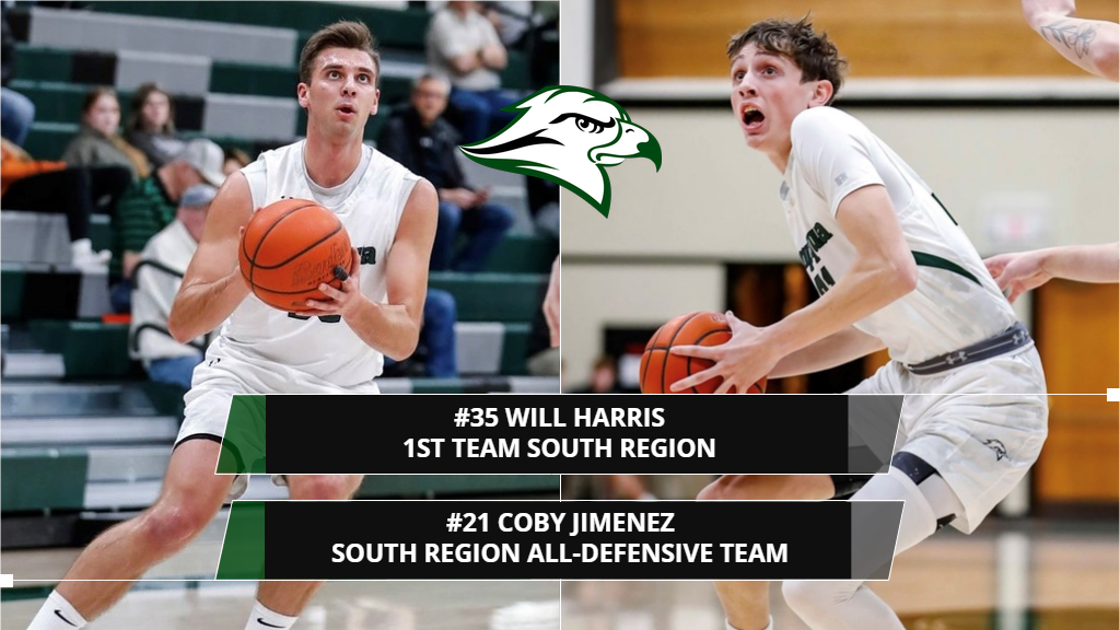 RiverHawks Will Harris and Coby Jimenez Recognized by NWAC South Region