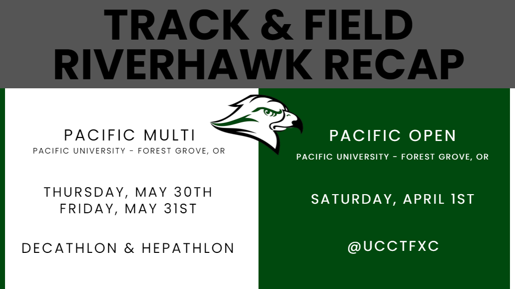 RiverHawks Compete at Pacific Multi and Pacific Open