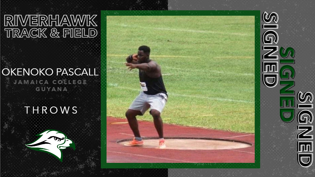 Okenoko Pascall from Guyana Signs With RiverHawk Track and Field
