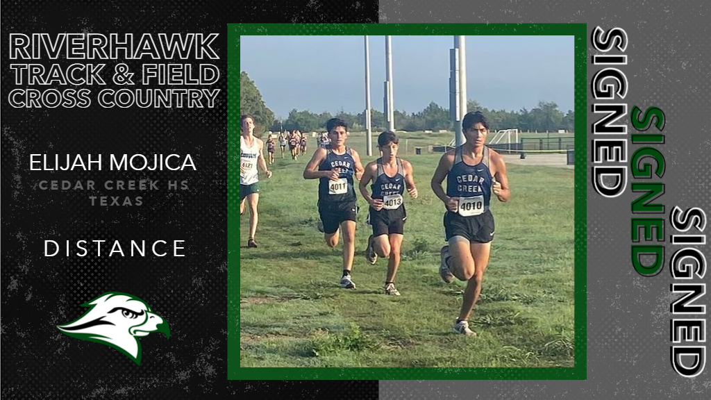 Elijah Mojica Signs With RiverHawk Cross Country and Track & Field