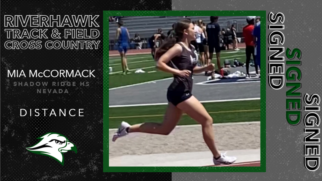 Mia McCormack Signs With RiverHawk Cross Country and Track & Field