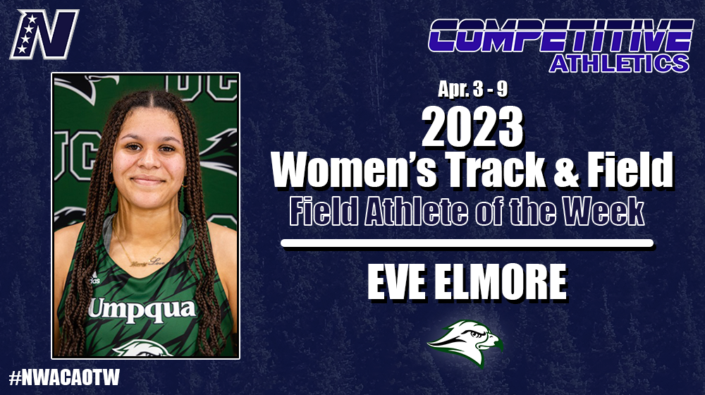 Week 6 Women's Field Athlete of the Week, Eve Elmore