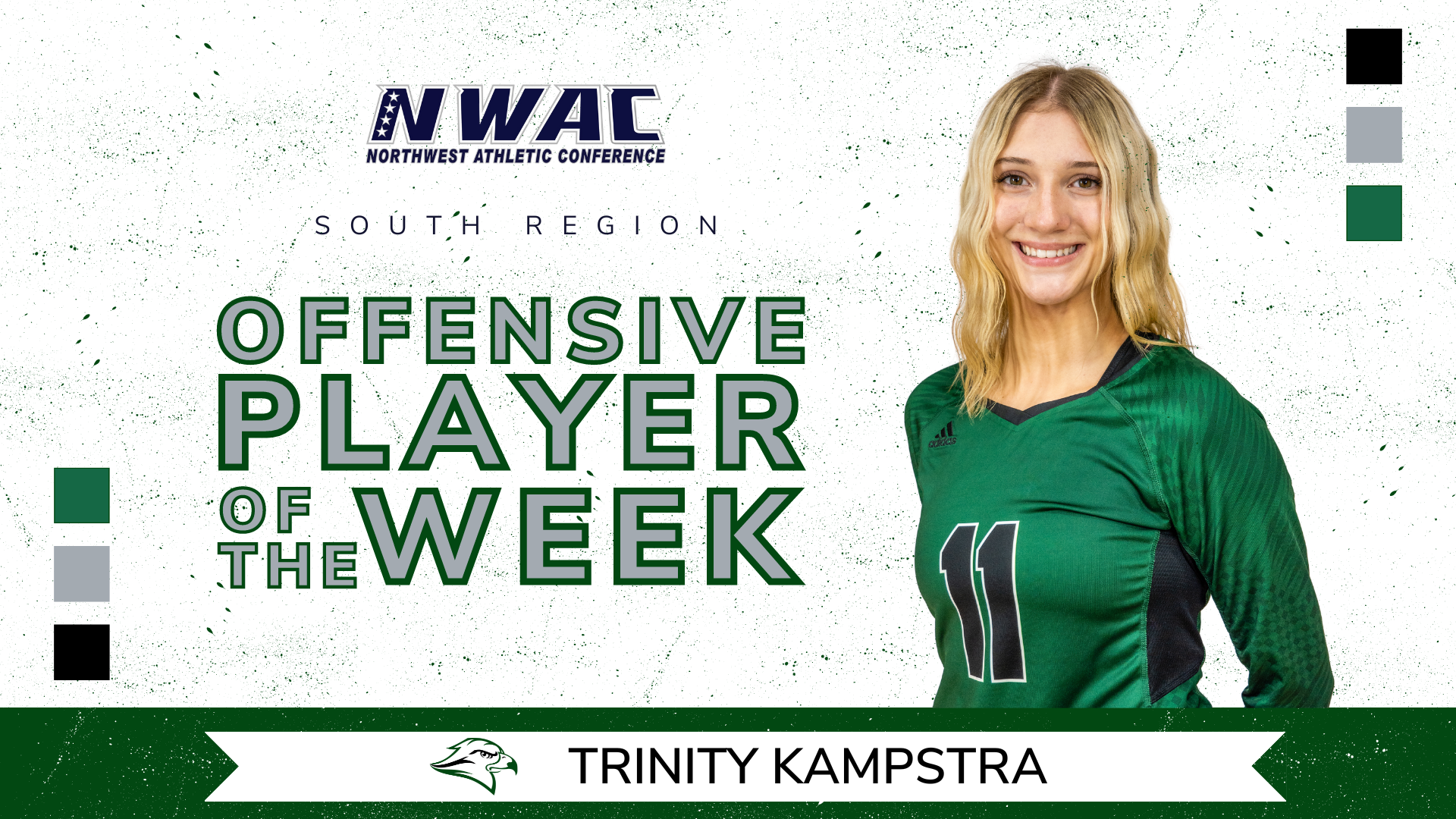 Kampstra Earns Offensive Player of the Week