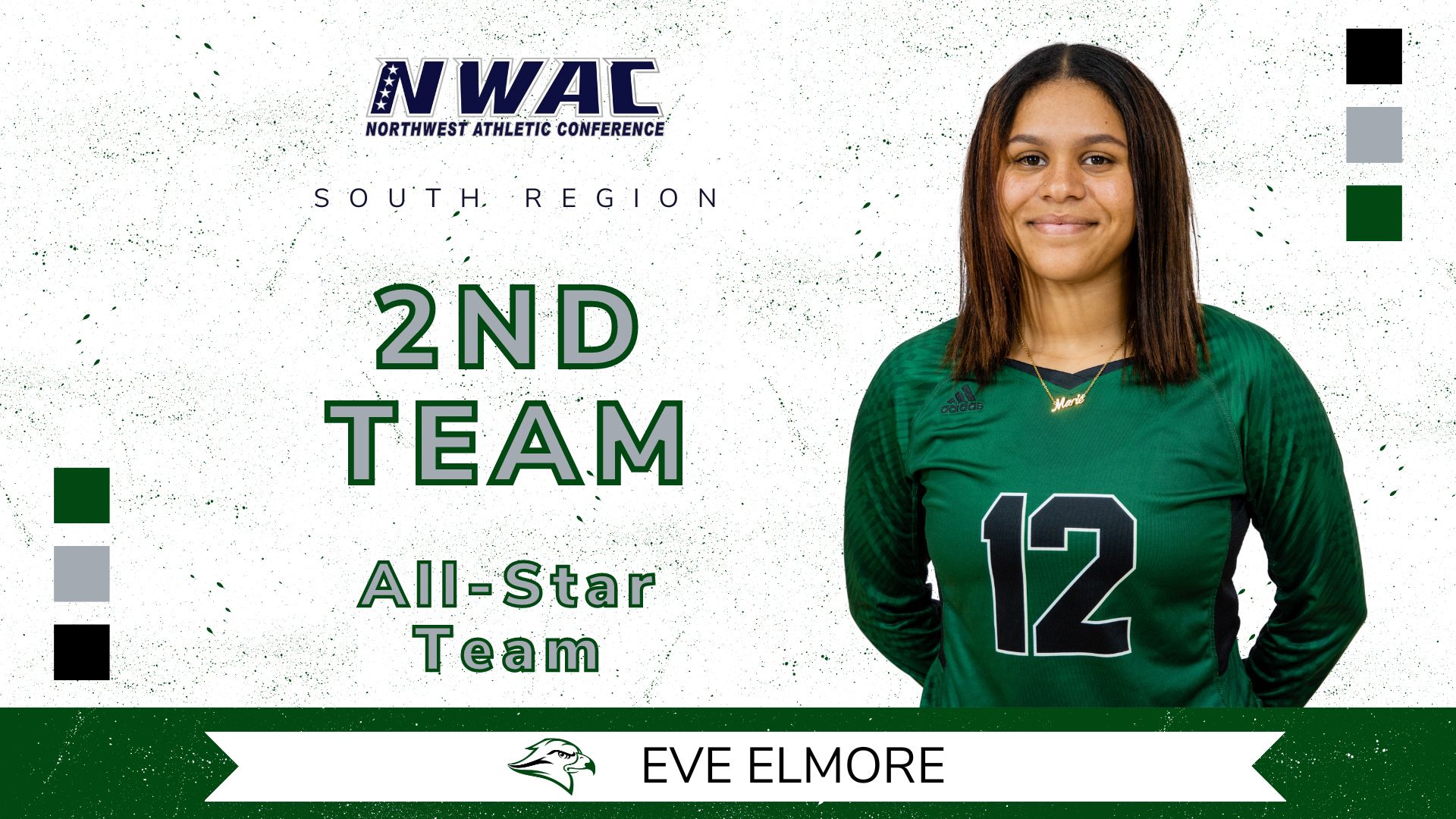 Elmore Earns NWAC Honors