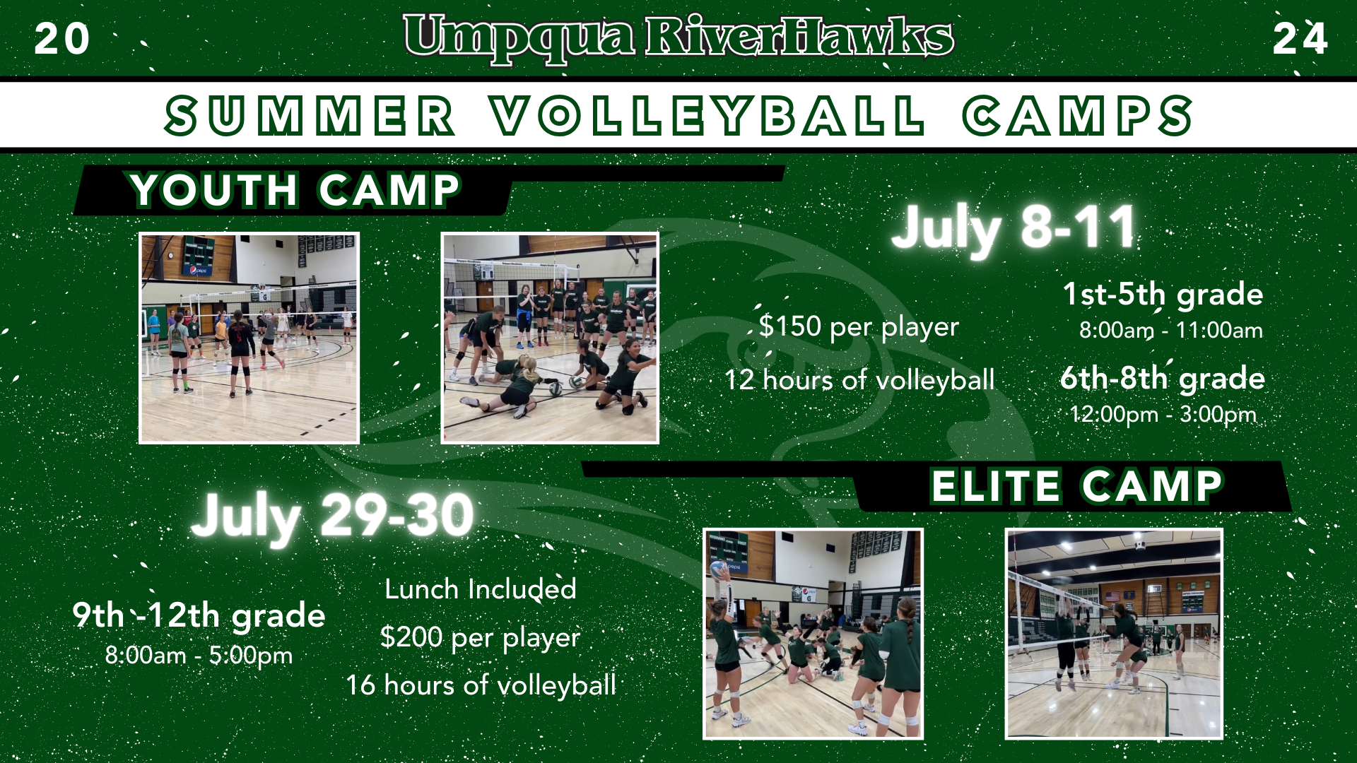 RiverHawks Announce Summer Volleyball Camps